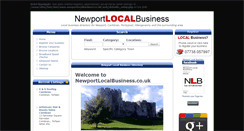 Desktop Screenshot of newportlocalbusiness.co.uk